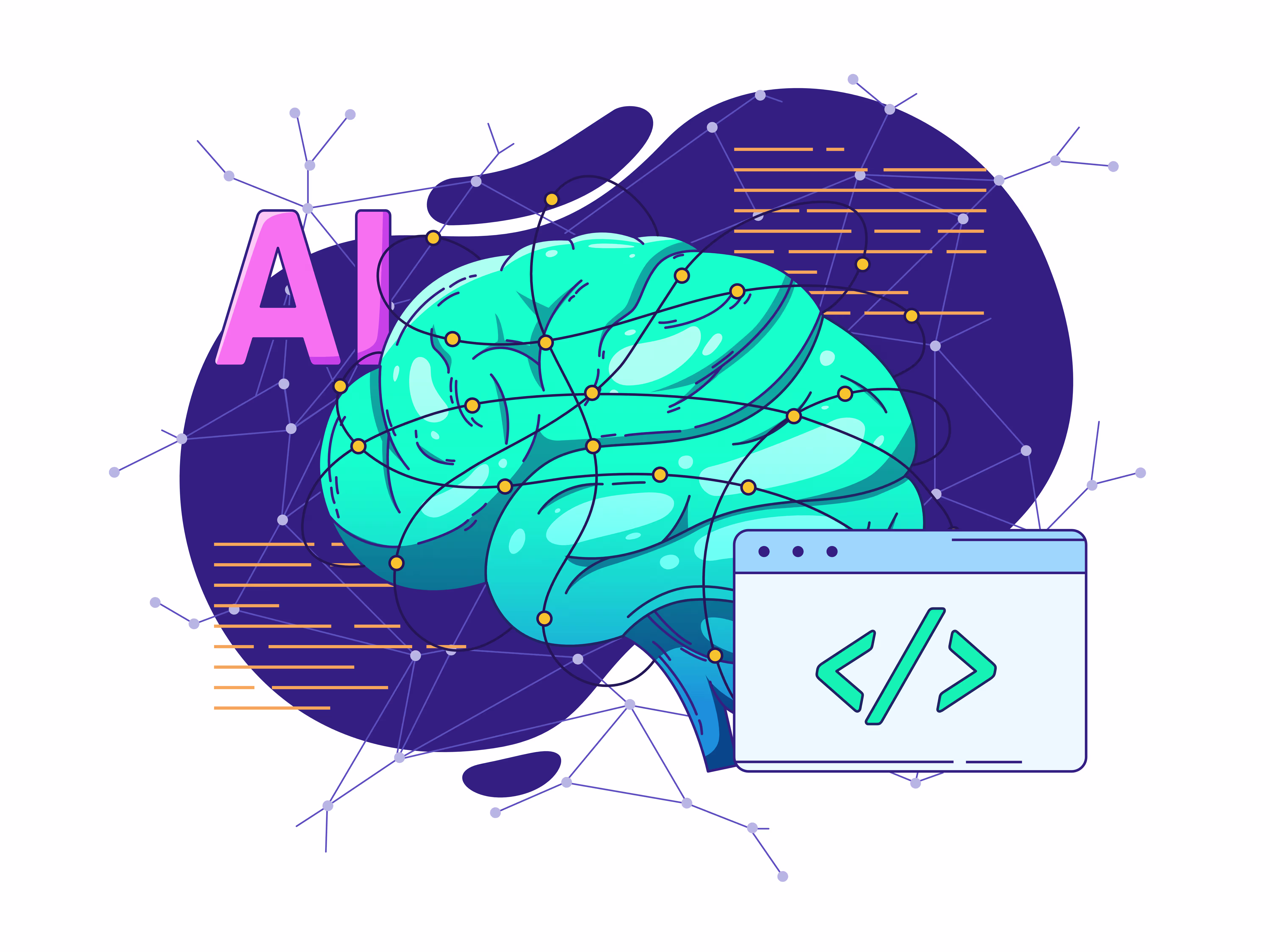 Imagen de portada del artículo ¿Cómo el cerebro inspira la inteligencia artificial?