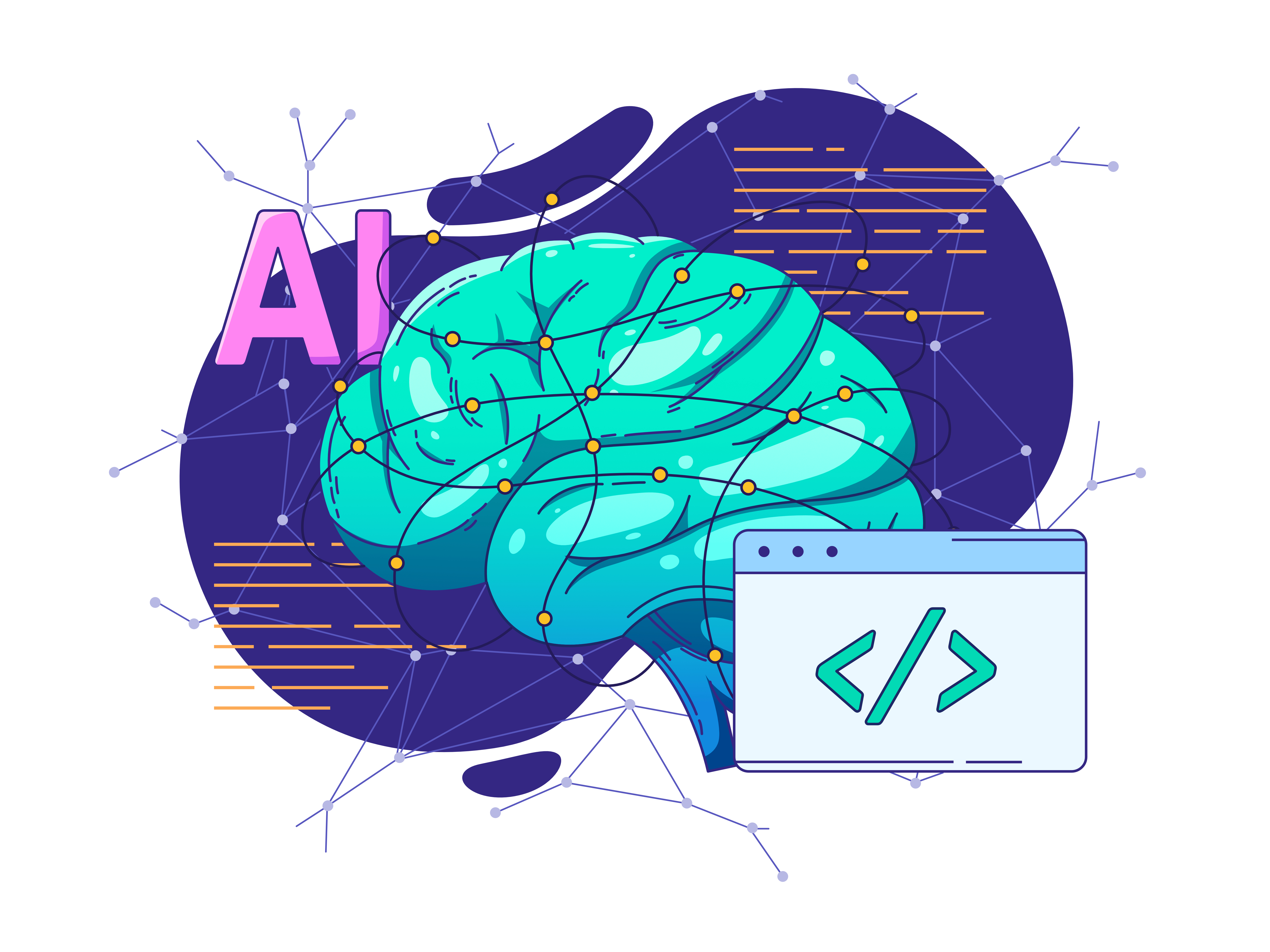 Imagen de portada del artículo ¿Cómo el cerebro inspira la inteligencia artificial?