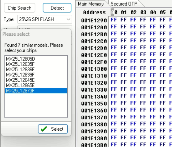 Configuración del software CH341A